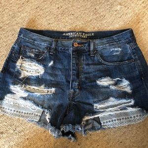 American Eagle Hi Rise Festival Shorts